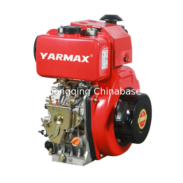 L'air de 11.8HP 8.1kW a refroidi le moteur diesel simple de la course 195F YARMAX du cylindre 4 de moteur diesel