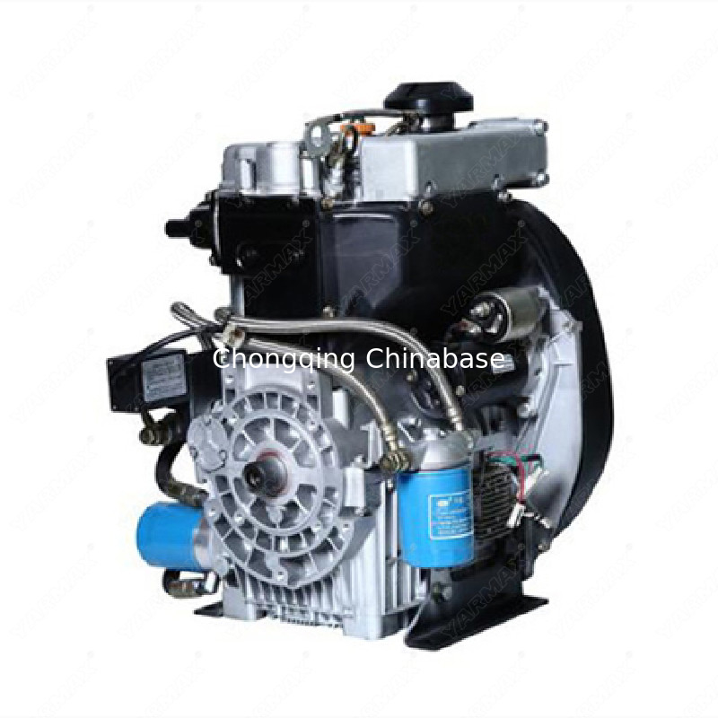 Moteur diesel à double cylindre YARMAX 292 19.7HP 14.5kW 4 temps à faible bruit