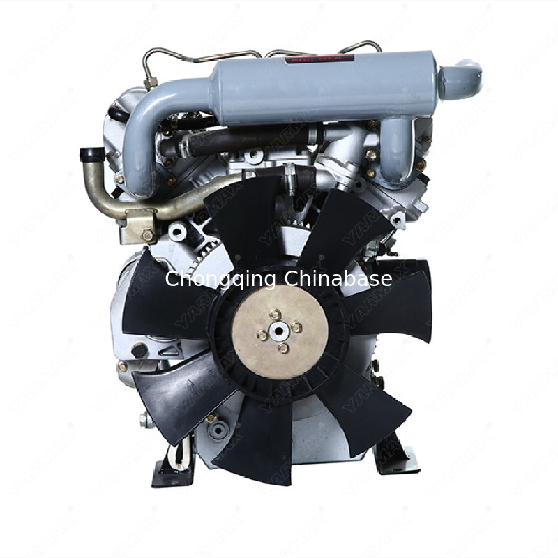 Moteur diesel refroidi à l'eau 2V80 17.6HP 13.0kW V jumeau 4 temps à faible bruit