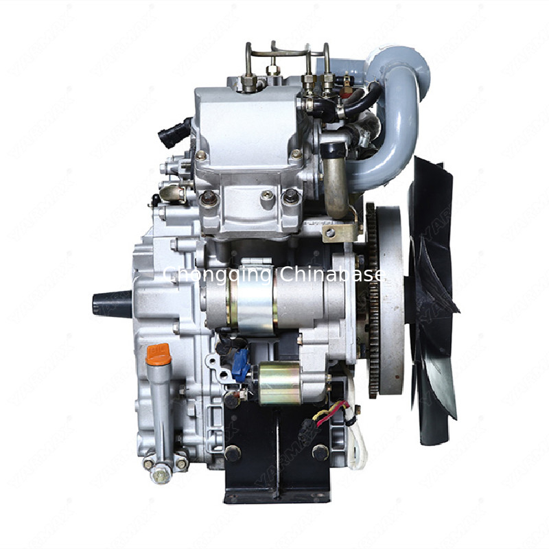Moteur diesel refroidi à l'eau 2V80 17.6HP 13.0kW V jumeau 4 temps à faible bruit