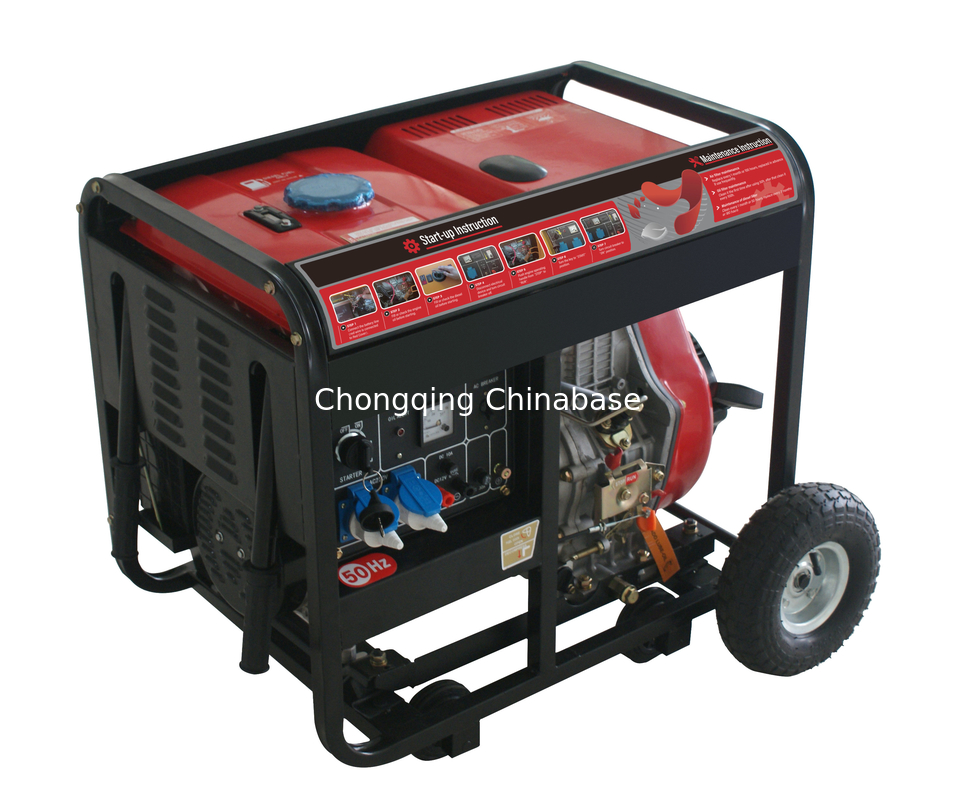 YM8700E DC12V 8.3A Générateur Diesel Portable 6.5kW 6.0kW Générateur Diesel