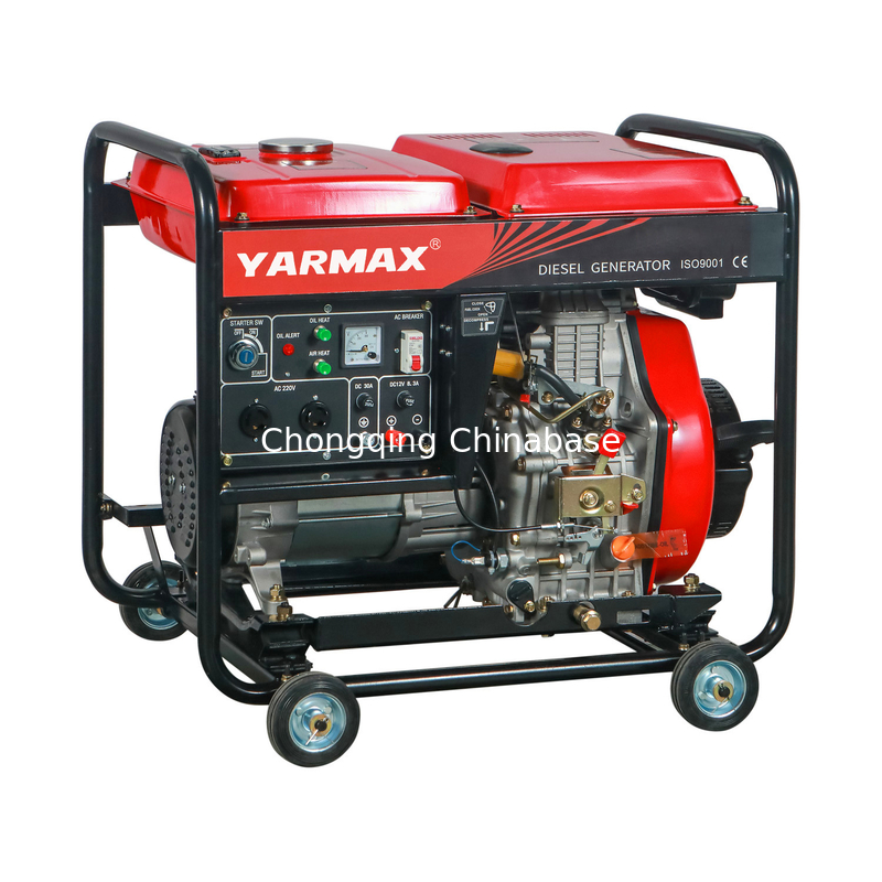 YM9700E 532mL Petit générateur diesel 7.0KW 6.5KW Générateur portable à moteur diesel