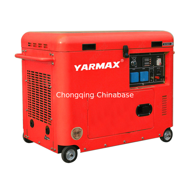 230V 11.3A DC 12V 8.3A 3kW 2.5kW Générateur diesel de type silencieux YM3700T