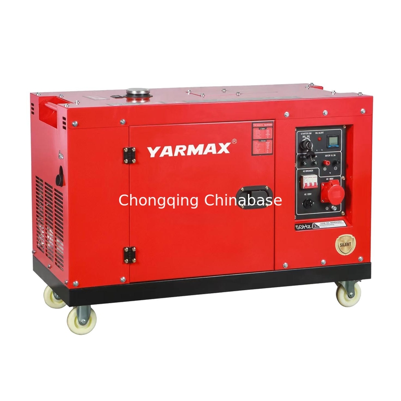 230V 11.3A DC 12V 8.3A 3kW 2.5kW Générateur diesel de type silencieux YM3700T