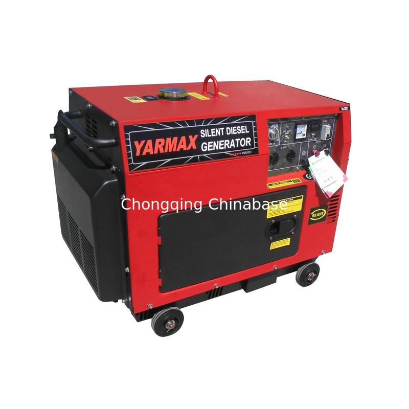 230V 11.3A DC 12V 8.3A 3kW 2.5kW Générateur diesel de type silencieux YM3700T