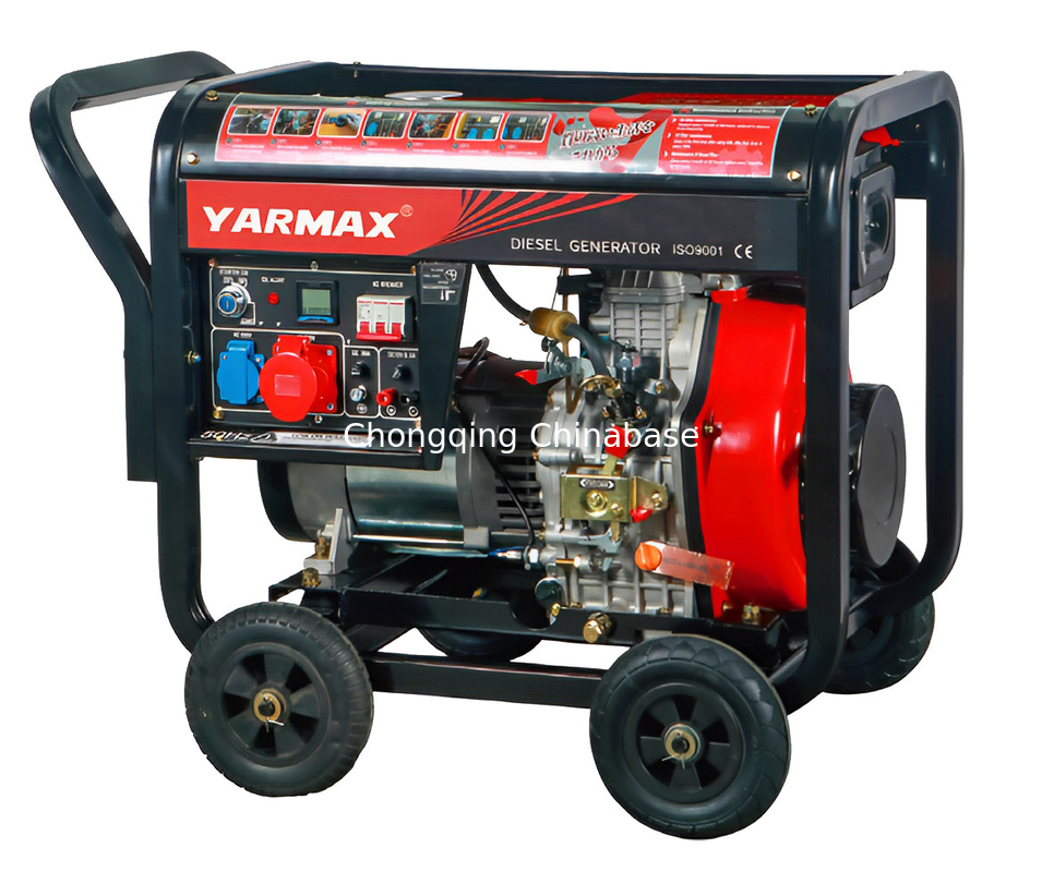YM11000E 36.4A 8.0KW 8.8KW générateur diesel ouvert YM1100FE monocylindre