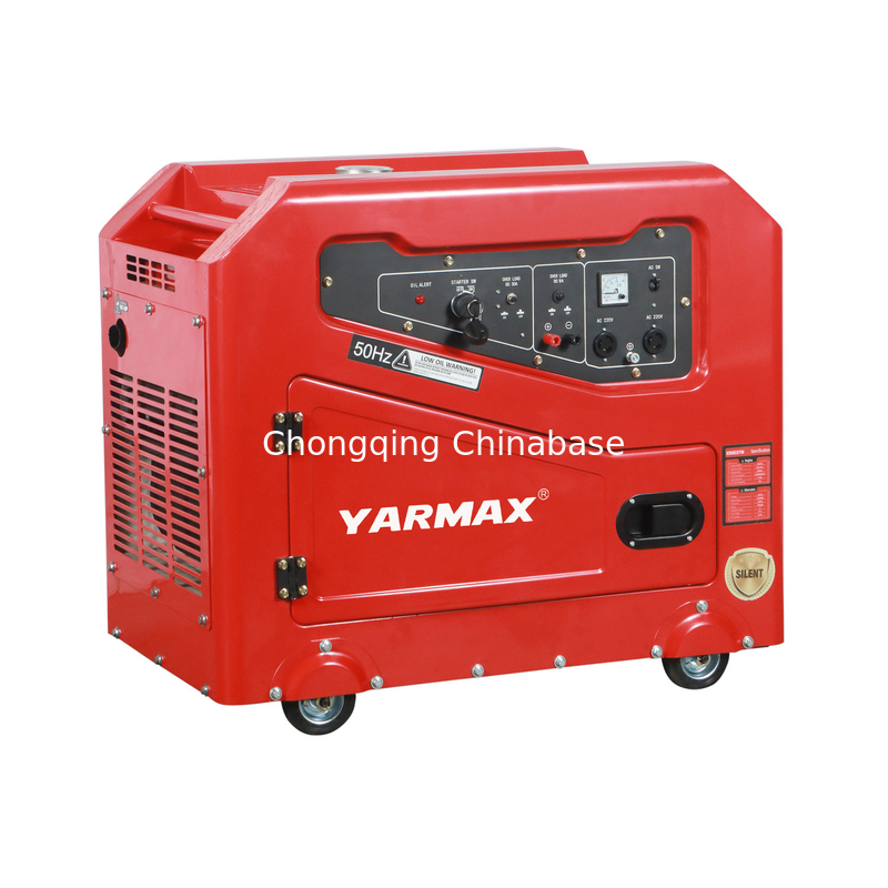 Cylindre simple silencieux portatif du générateur diesel 9.6KW 10.4KW 1105FE de YM13800T