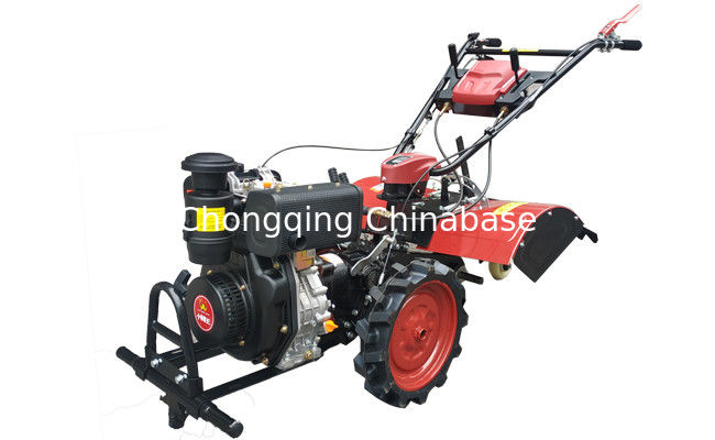 Coupe à roues d'herbe de 4.1KW Mini Tiller Machine Diesel Power